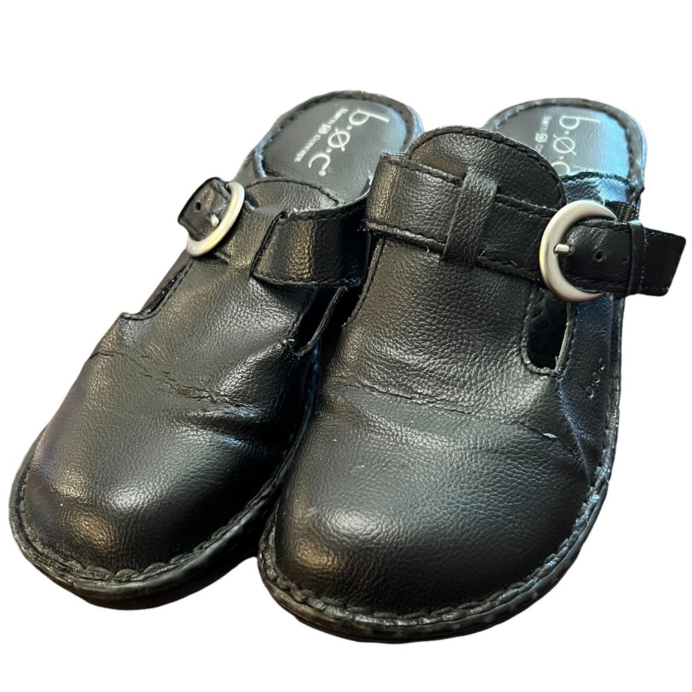 BOC BRAND BLACK MULE/CLOG SHOES